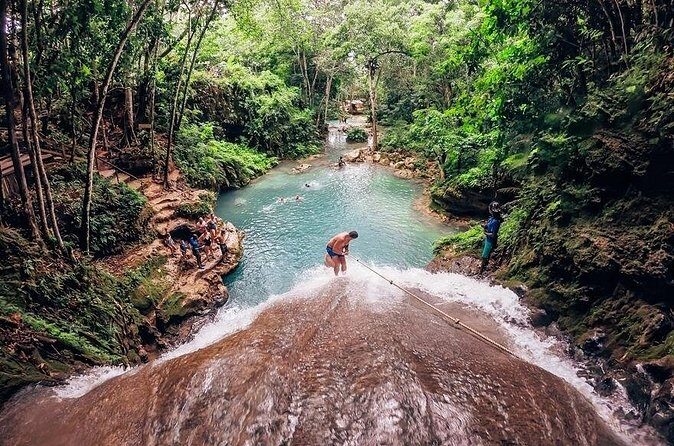 Blue Hole and River Tubing Combo from Falmouth - White River Tubing: A Relaxing Float Through Jamaica Green