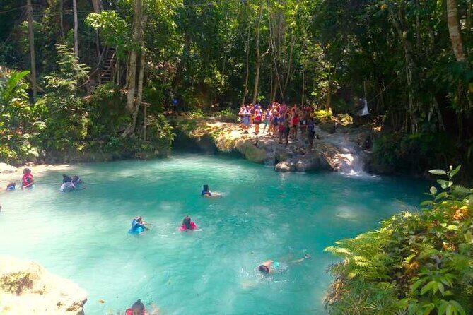 Blue Hole Falls with Horseback Ride Adventure from Montego Bay - Blue Hole and Horseback From Montego Bay: the core idea