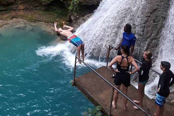 Blue Hole Private Tour from Ocho Rios - The Drive Through Ocho Rios: Clock Sign, Exchange Community, and Hydroelectric History