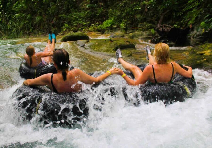 Blue Hole, Secret Falls, River Tubing and Dunn's River Falls - Dunn’s River Falls: The 600-Foot Climb Meets the Caribbean Sea