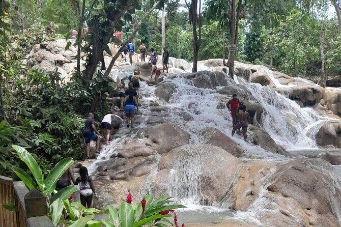 Dunn River Falls and Bamboo River Rafting in Ocho Rios Jamaica. - The best kind of traveler for this day