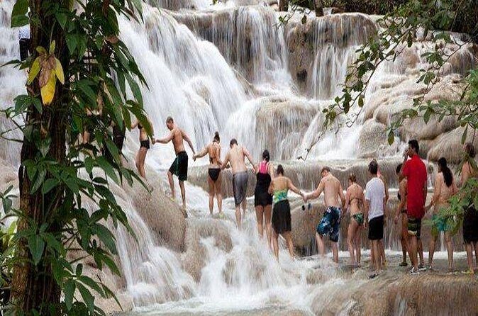 Dunn's River Falls and Blue Hole Combo Tour From Ocho Rios & Runaway Bay - Blue Hole adventure: hiking, cave time, rope swing, and big fun