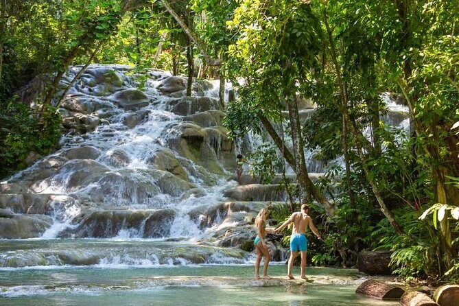 Dunns River Falls, Zipline, Bamboo Rafting, Horseback Ride Tour - Scotchies jerk lunch stop and the value of keeping it simple
