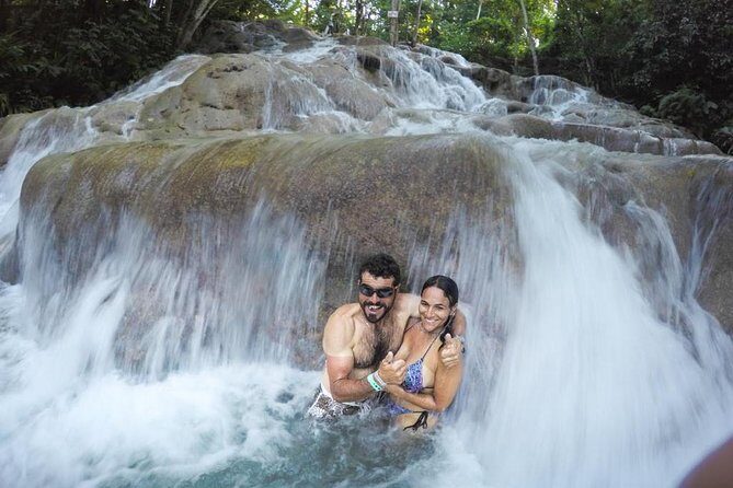 Exhilarating Dunn's River Falls Guided Tour from Ocho Rios hotels - The lagoon swim break: cooling off without losing the rhythm