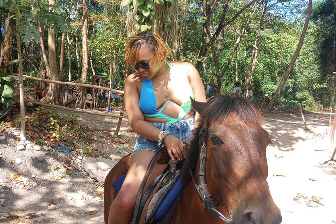 Horseback riding, Blue hole or Dunn's River Combo - The Blue Hole: Secret Falls, Rope Swings, and Jump-Ready Water