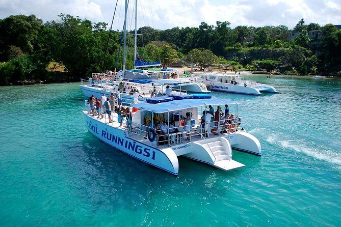 Jamaica Dunn's River Falls Party Cruise with Snorkeling - Key points to look for