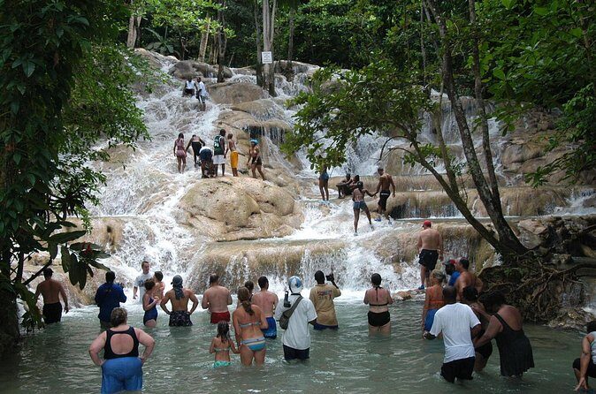 Jamaica Dunn's River Falls Party Cruise with Snorkeling - The catamaran ride: views, music, and how the open bar really feels