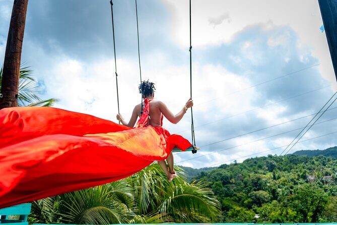 Jamaica Swing Drone Photoshoot with Dress Lunch and Transport - Getting to Snow Hill: the ride that sets the mood