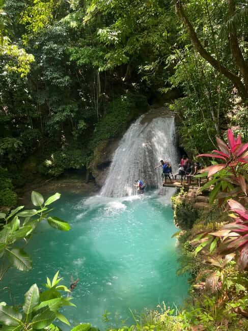 Ocho Rios: Blue Hole and Bamboo River Rafting - Island Gully Falls: the Blue Hole layout and why it feels different