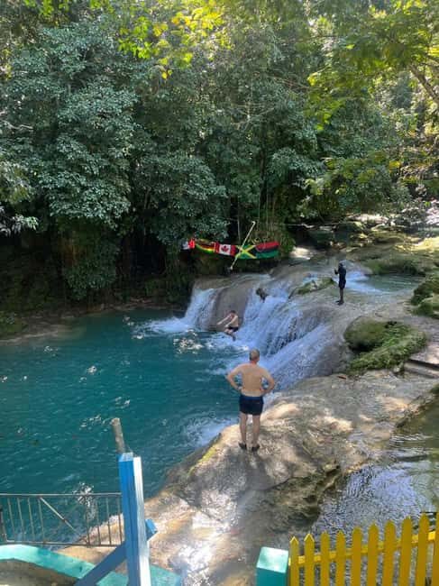 Ocho Rios: Blue Hole and Bamboo River Rafting - Jumping, swimming, and photos: turning one stop into an hour of fun