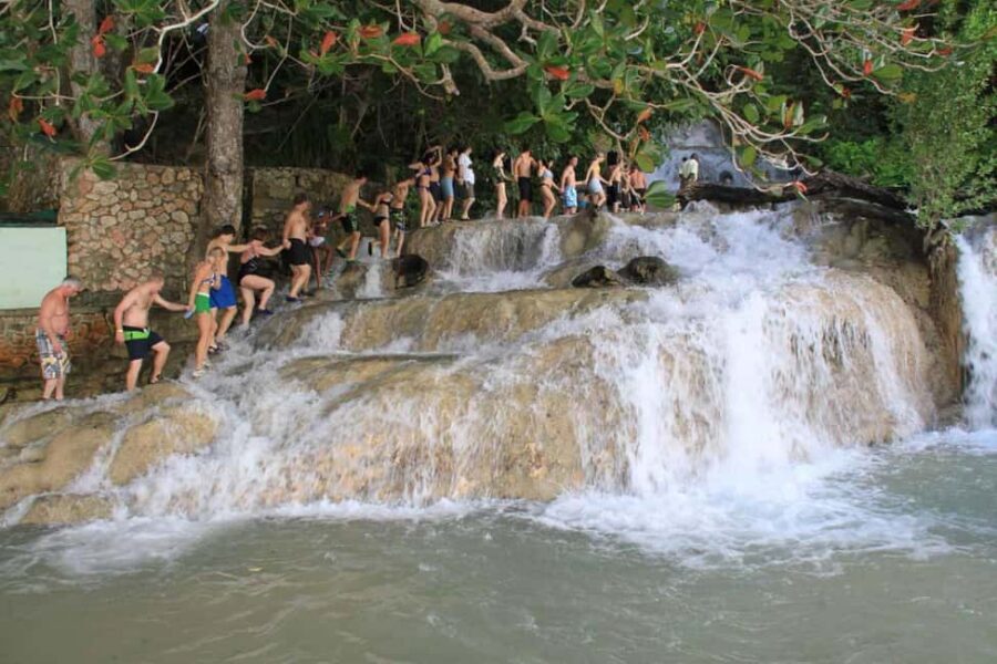 Ocho Rios: Dunn’s River Falls & Reggae Hill Tour - Dunn’s River Falls: why the join-hands climb is the main event