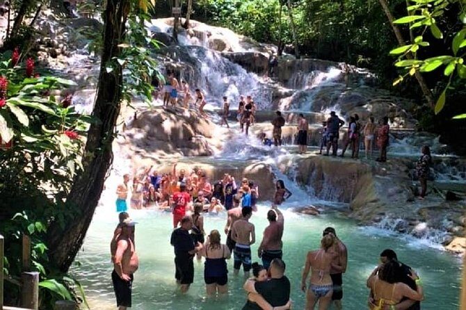 Private Tour - Dunn's River Falls and Ocho Rios Experience from Ocho Rios - Dunn’s River Falls Park: tickets, safety briefing, and choosing climb or boardwalk