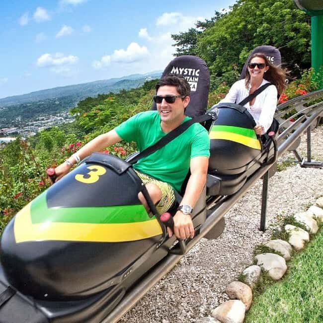 Rainforest Bobsled Mystic Mountain transportation - How the Rainforest Bobsled Day Really Moves From Montego Bay